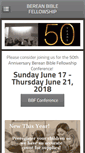 Mobile Screenshot of bereanbiblefellowship.weebly.com