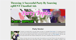 Desktop Screenshot of partyvendor.weebly.com