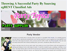 Tablet Screenshot of partyvendor.weebly.com