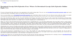Desktop Screenshot of downloadgossipgirls.weebly.com