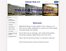 Tablet Screenshot of hillsideweb20.weebly.com