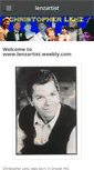 Mobile Screenshot of lenzartist.weebly.com