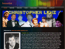 Tablet Screenshot of lenzartist.weebly.com