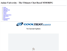 Tablet Screenshot of animeuniversity.weebly.com