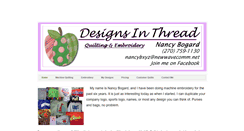 Desktop Screenshot of designsinthread.weebly.com