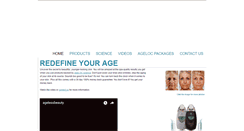 Desktop Screenshot of agelessbeauty.weebly.com