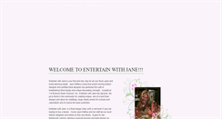 Desktop Screenshot of entertainwithjane.weebly.com