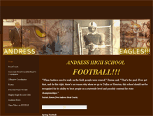 Tablet Screenshot of andresseaglesfootball.weebly.com