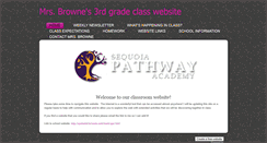 Desktop Screenshot of mrsbrownes3rdgrade.weebly.com