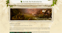 Desktop Screenshot of faefolk.weebly.com