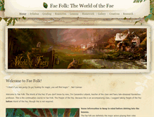 Tablet Screenshot of faefolk.weebly.com