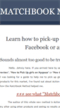 Mobile Screenshot of matchbook-method.weebly.com