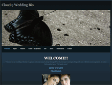 Tablet Screenshot of cloud9weddingbio.weebly.com