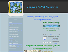 Tablet Screenshot of forgetmenotmemories.weebly.com