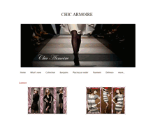 Tablet Screenshot of chicarmoire.weebly.com