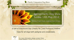 Desktop Screenshot of charitydogshow.weebly.com