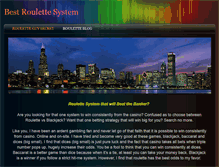 Tablet Screenshot of bestroulettesystem.weebly.com
