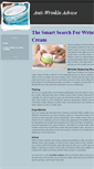 Mobile Screenshot of antiwrinkleadvice.weebly.com