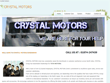 Tablet Screenshot of crystalmotors.weebly.com