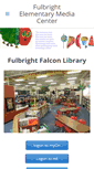 Mobile Screenshot of fulbrightelementarylibrary.weebly.com