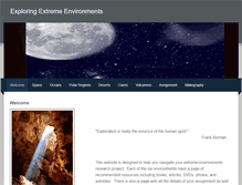 Tablet Screenshot of exploringextremeenvironments.weebly.com