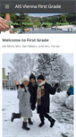 Mobile Screenshot of firstgradeais.weebly.com