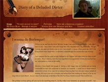 Tablet Screenshot of diaryofadeludeddieter.weebly.com