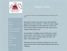 Tablet Screenshot of heavenly-creations.weebly.com