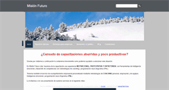 Desktop Screenshot of misionfuturo.weebly.com