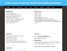 Tablet Screenshot of buenosaires-apartment.weebly.com