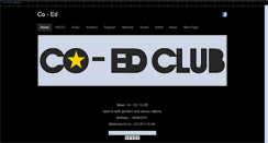 Desktop Screenshot of coedufoclub.weebly.com