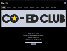 Tablet Screenshot of coedufoclub.weebly.com