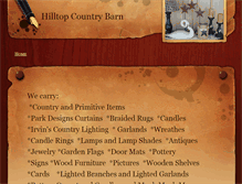 Tablet Screenshot of hilltopcountrybarn.weebly.com
