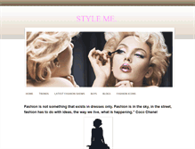 Tablet Screenshot of fashionstyle-me.weebly.com