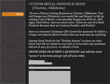 Tablet Screenshot of customdesignsandsigns.weebly.com