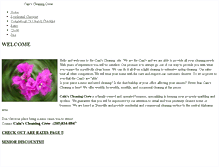 Tablet Screenshot of cainscleaning.weebly.com