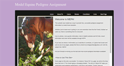 Desktop Screenshot of modelequine.weebly.com