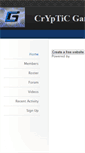 Mobile Screenshot of cryptic-gaming.weebly.com