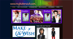 Desktop Screenshot of mybieberwish.weebly.com