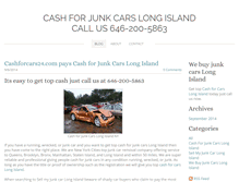 Tablet Screenshot of cashforjunkcarslongisland.weebly.com