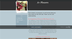 Desktop Screenshot of aplusflowers.weebly.com