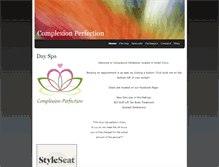 Tablet Screenshot of complexionperfection.weebly.com
