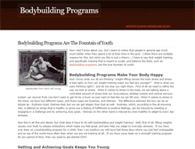 Tablet Screenshot of bodybuildingprograms.weebly.com