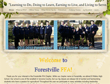 Tablet Screenshot of forestvilleffa.weebly.com