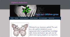 Desktop Screenshot of bigbeesbutterflies.weebly.com