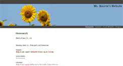 Desktop Screenshot of msbourne.weebly.com