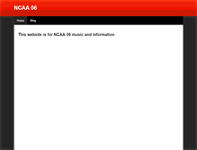 Tablet Screenshot of ncaa06.weebly.com