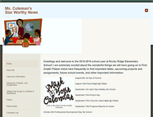 Tablet Screenshot of msccoleman.weebly.com