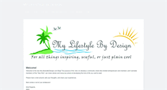Desktop Screenshot of mylifestylebydesign.weebly.com