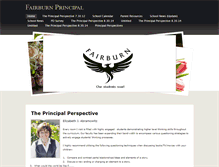 Tablet Screenshot of fairburnprincipal.weebly.com